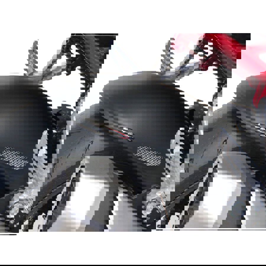 Guardabarros trasero sport-line negro mate con malla plateada Honda CB750 Hornet '23-