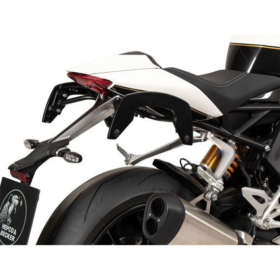 Portabolsas C-Bow negro Hepco&Becker Triumph Speed Triple 1200 RS/RR '21-