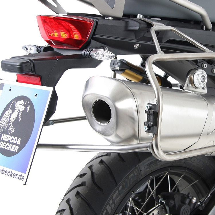Portamaletas Recorte acero inoxidable Hepco&Becker BMW F750GS '18-23