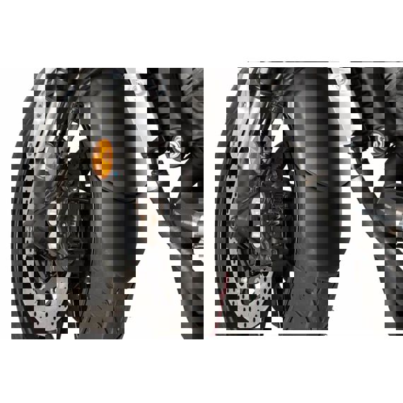 Extensión de guardabarros delantero negro Puig para varios modelos Yamaha