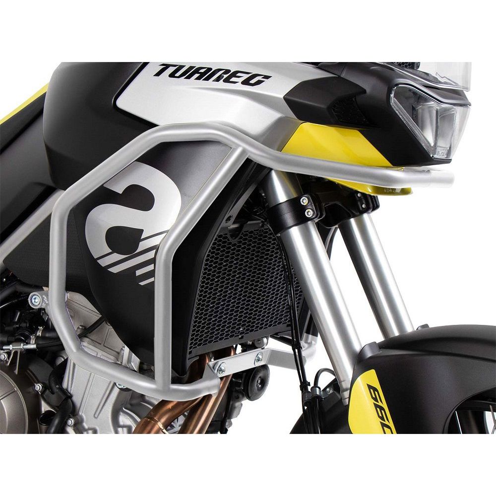 Soporte de tanque plateado Hepco&Becker Tuareg 660