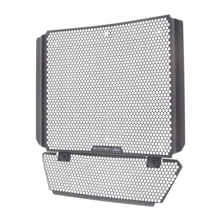 Conjunto de tapa de radiador/colector de escape negro Evotech Performance Aprilia RS660 '21-
