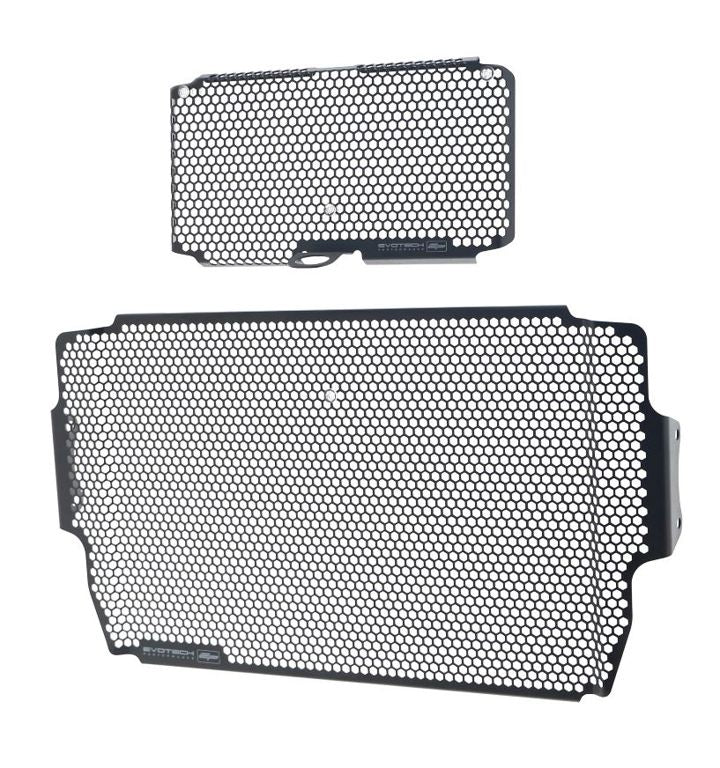 Juego de tapas de radiador/enfriador de aceite negro Evotech Performance Ducati Multistrada V2 '22-