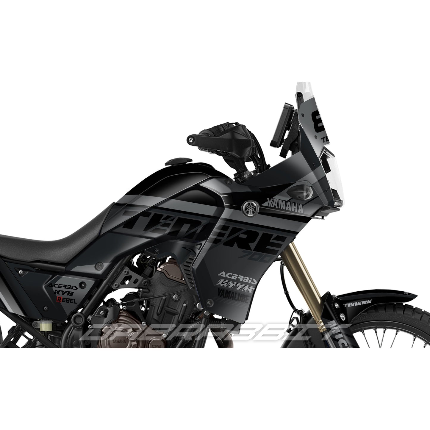 YAMAHA TENERE 700 / T7 Juego completo de pegatinas (SD-BB)