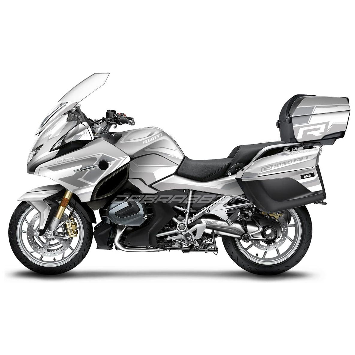 Juego de pegatinas blancas para BMW R 1200/1250 RT