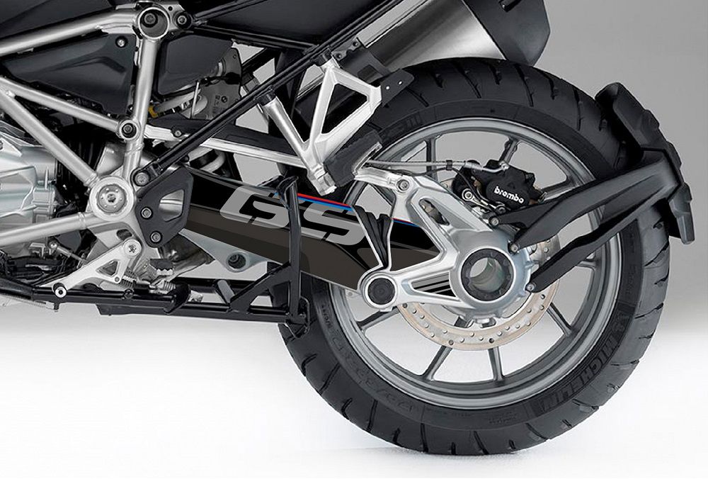 Adhesivo de protección del cardán Uniracing BMW R1200GS/ADV / BMW R1250GS/ADV negro
