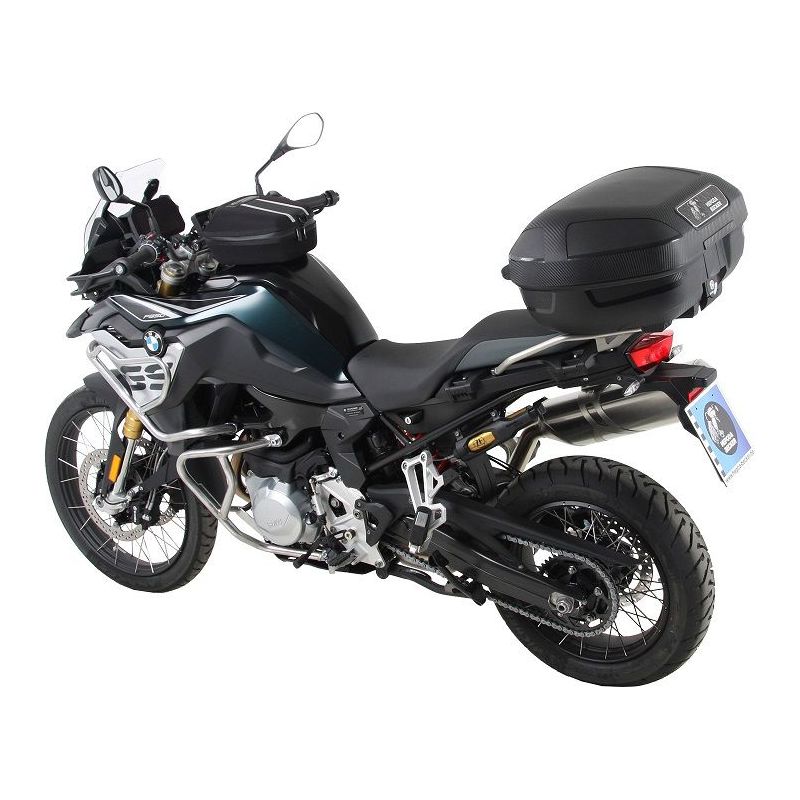 Alurack negro Hepco&Becker BMW F800GS '24- (para portaequipajes original de acero inoxidable)