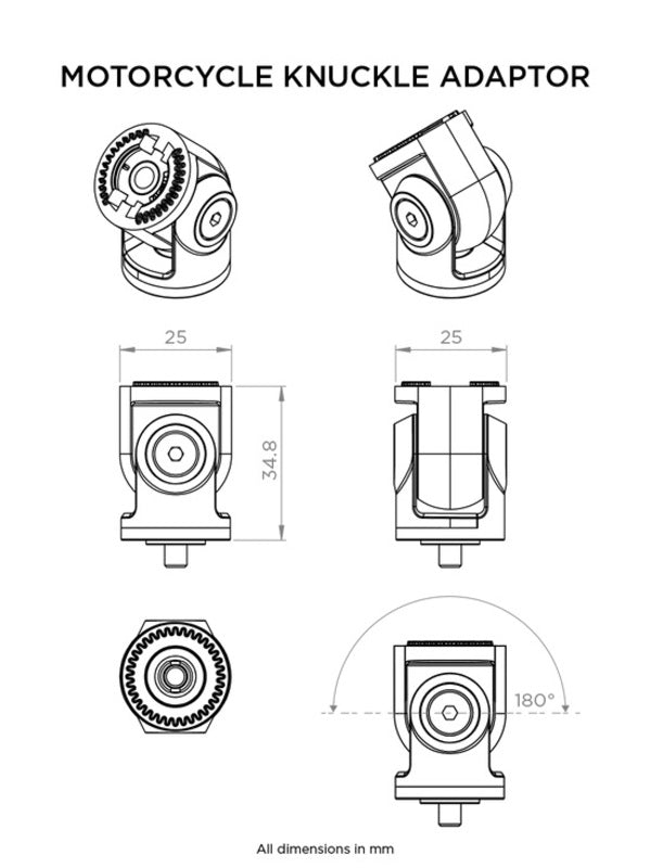 Adaptador de nudillos QUAD LOCK