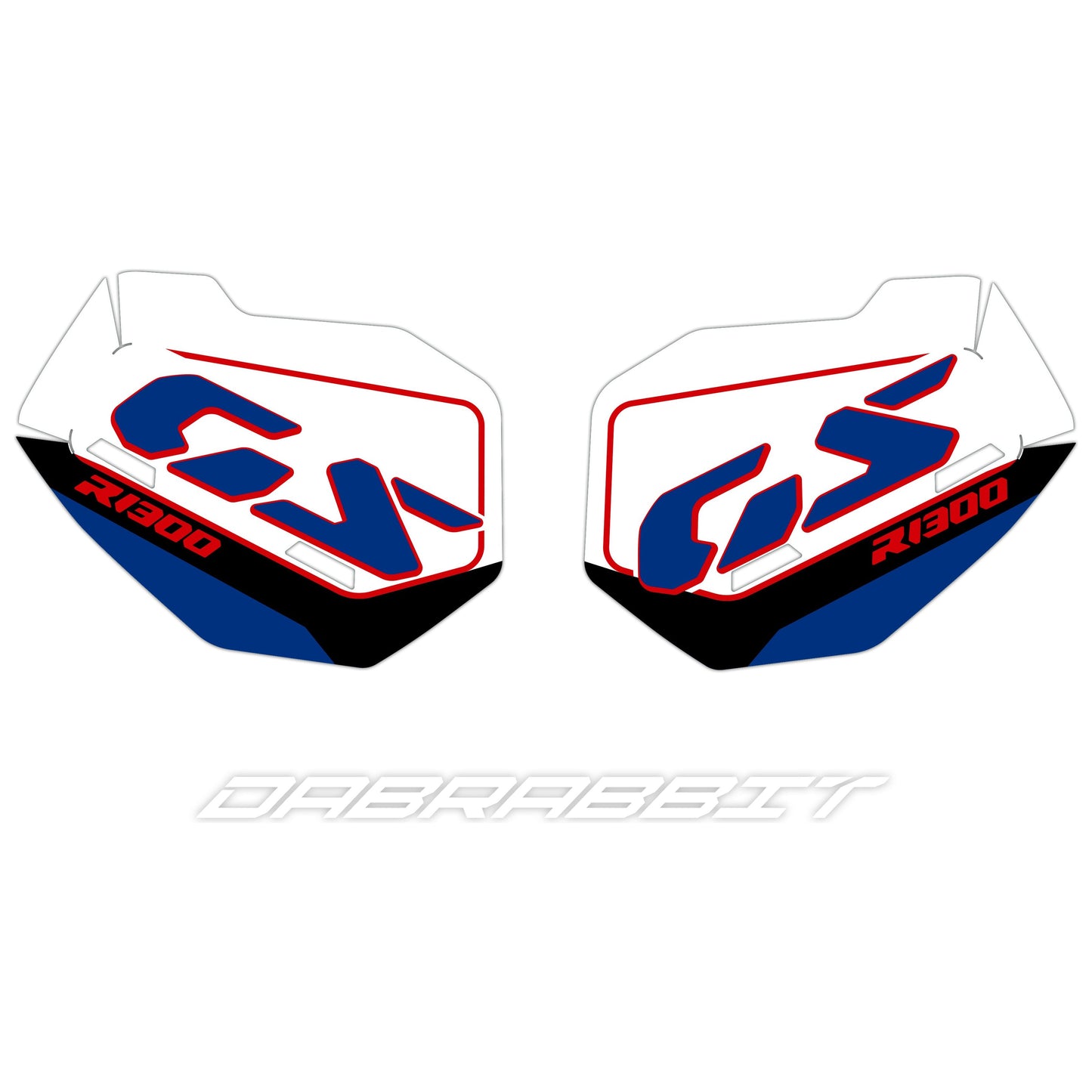 Juego de pegatinas azules para maleta BMW R 1300 GS VARIO