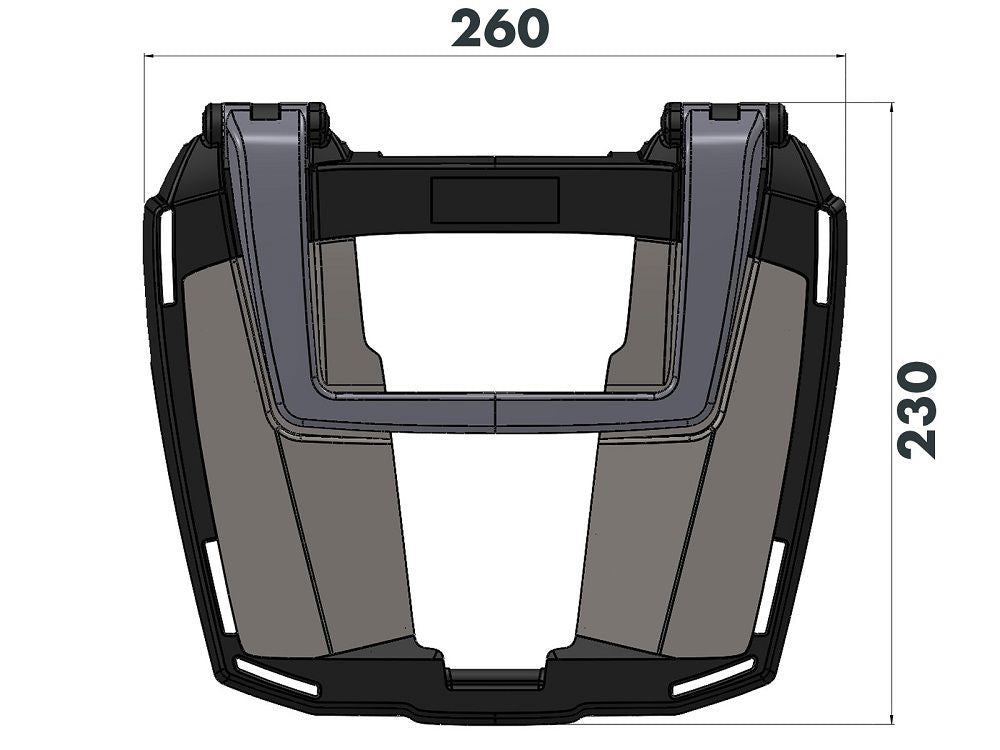 Portaequipajes superior Easyrack Hepco&Becker BMW R1250RT '19-