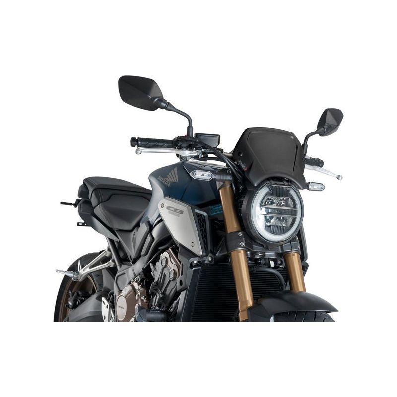 Placa frontal ABS negra Puig Honda CB650R '19- / CB1000R '18-