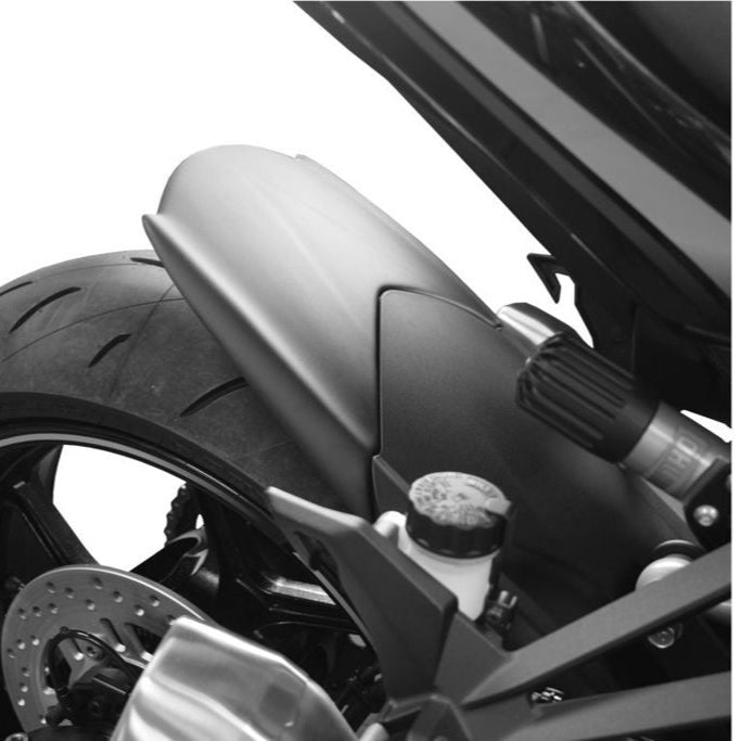 Extensión de guardabarros trasero negro mate para el guardabarros original Kawasaki Z1000/SX / NINJA 1000 SX
