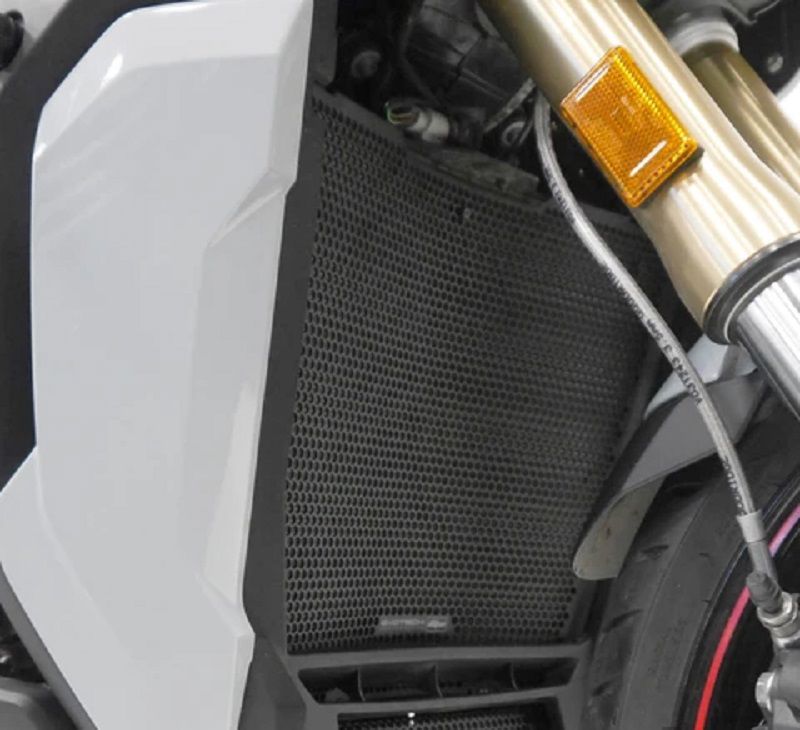 Conjunto de tapa de radiador/enfriador de aceite negro Evotech Performance BMW S1000XR '20-23