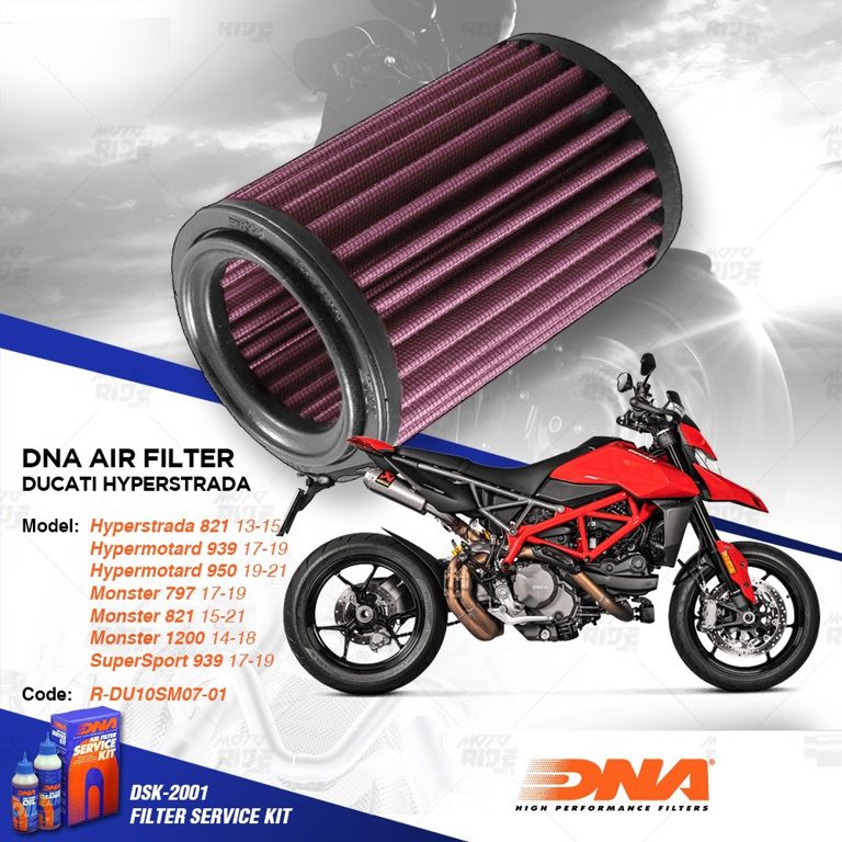 Filtro de alto rendimiento DNA para Ducati Monster / Hypermotard / Hyperstrada / Supersport