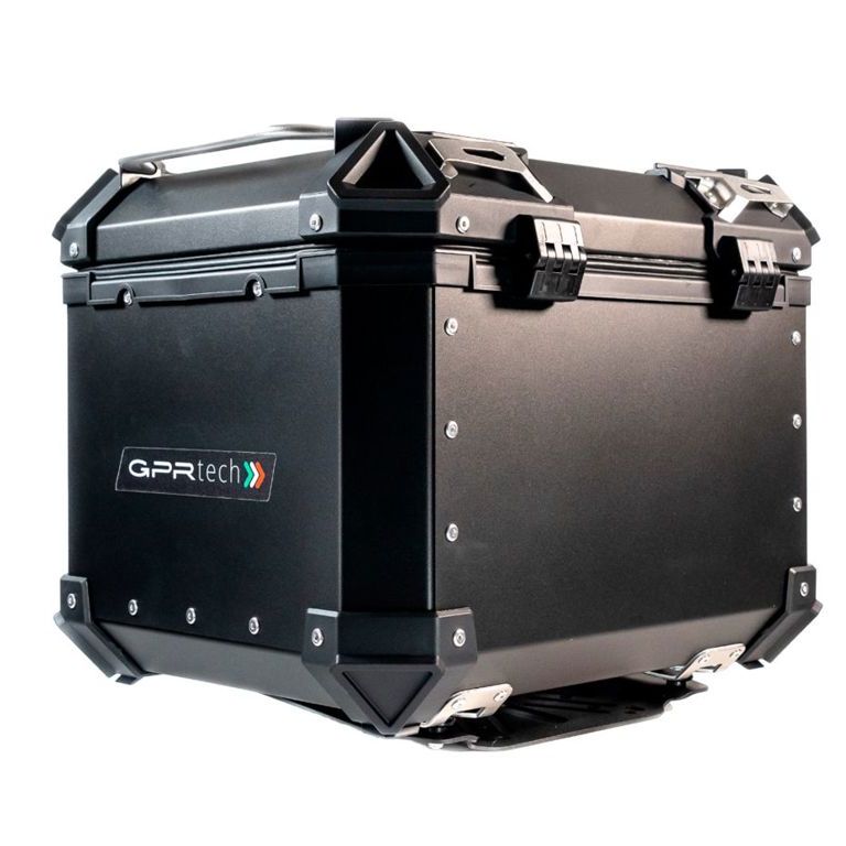 Baúl superior ALPI-TECH 35L negro con placa de montaje universal