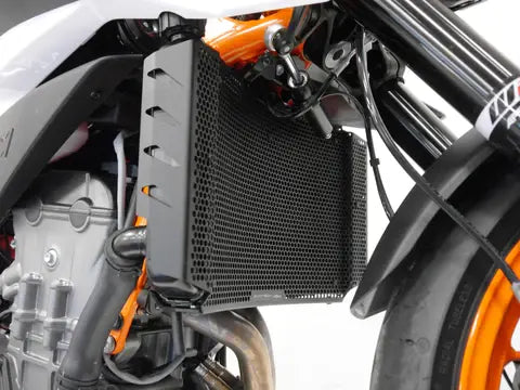 Cubierta del radiador negra Evotech Performance KTM 790 Duke '18-22