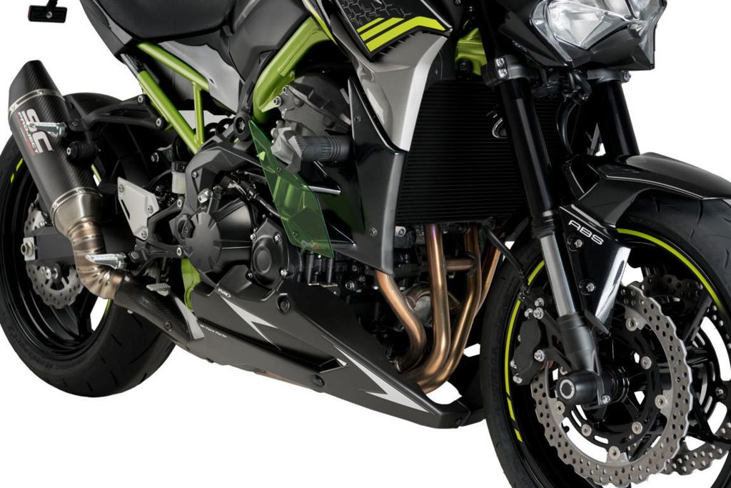 Alerón de motor negro mate Puig Kawasaki Z900 '17-