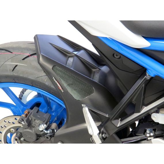 Guardabarros trasero sport-line negro mate con malla plateada Suzuki GSX-8S '23-