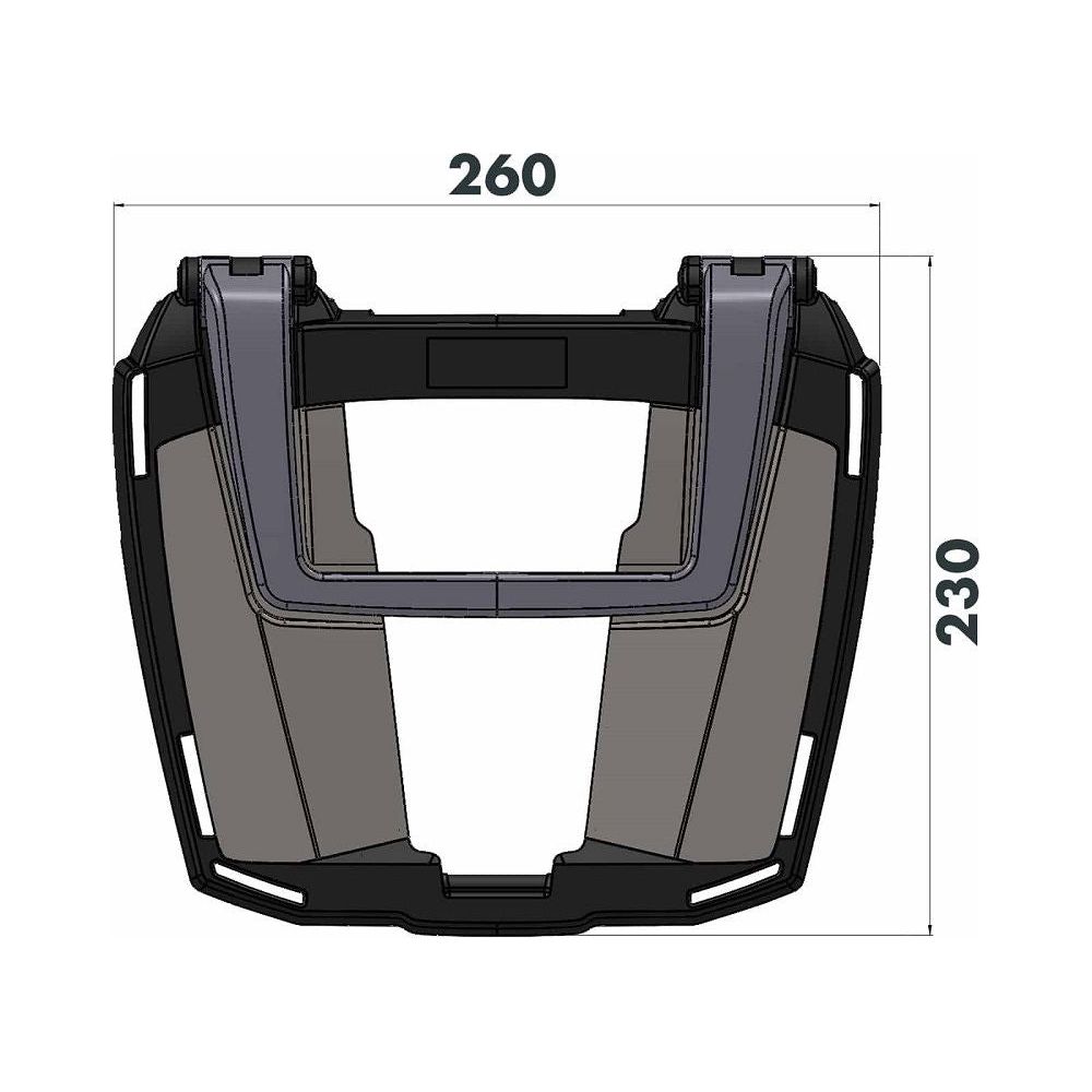 Portaequipajes superior Easyrack Hepco&Becker DesertX