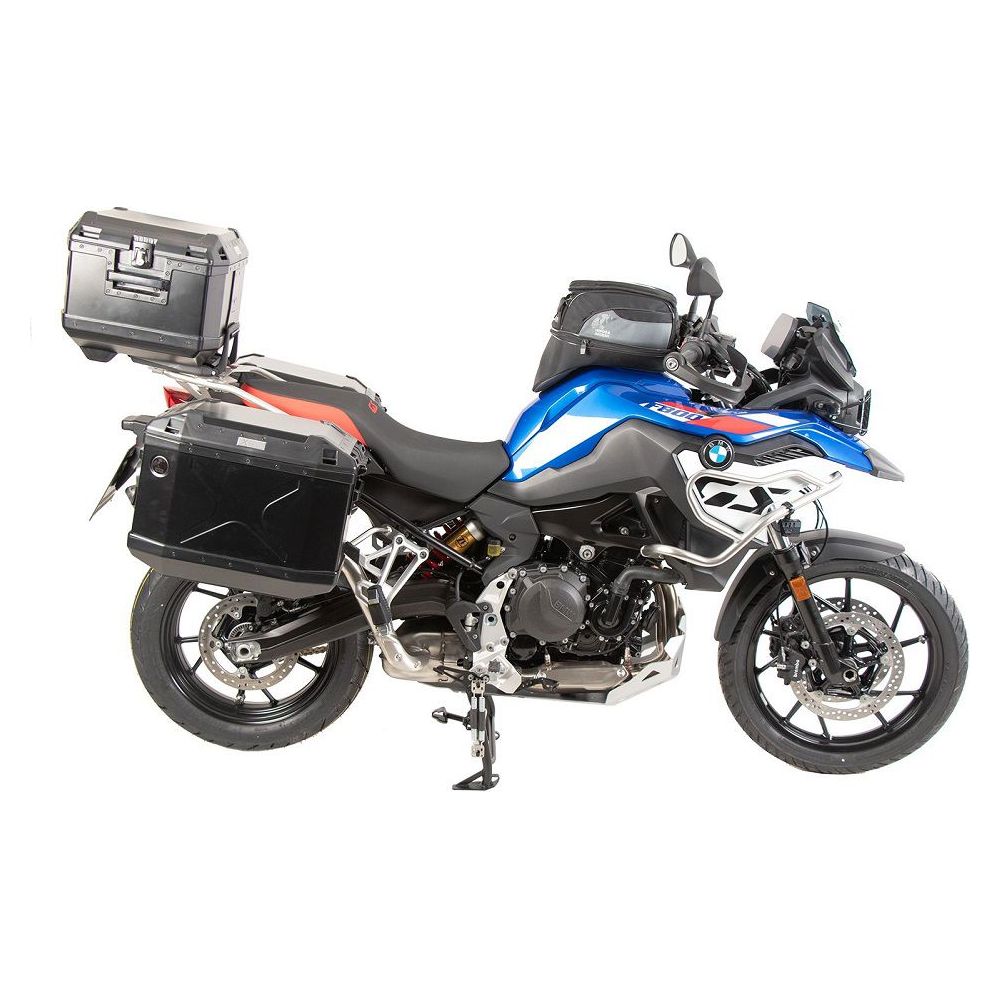 Portaequipajes superior Easyrack negro para Hepco&Becker BMW F800GS '24- (para portaequipajes original de acero inoxidable)