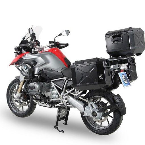 Portaequipajes superior plateado Alurack Hepco&Becker BMW R1200GS LC '13-'18