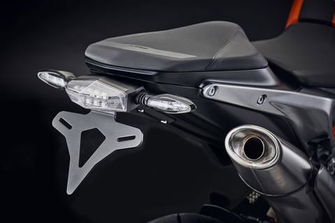 Portamatrículas + luz trasera transparente Evotech Performance KTM 790 Duke '18-22