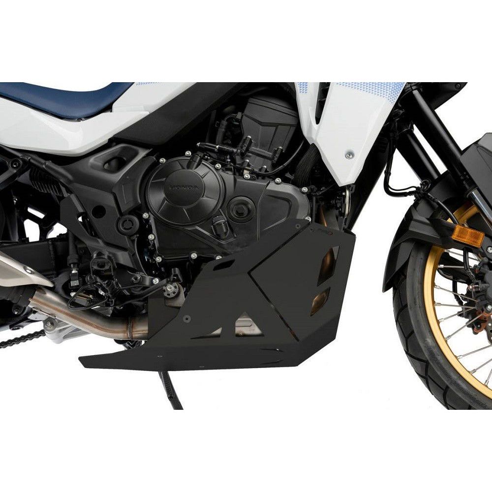 Placa de cárter de aluminio negro Puig Honda XL750 Transalp '23-