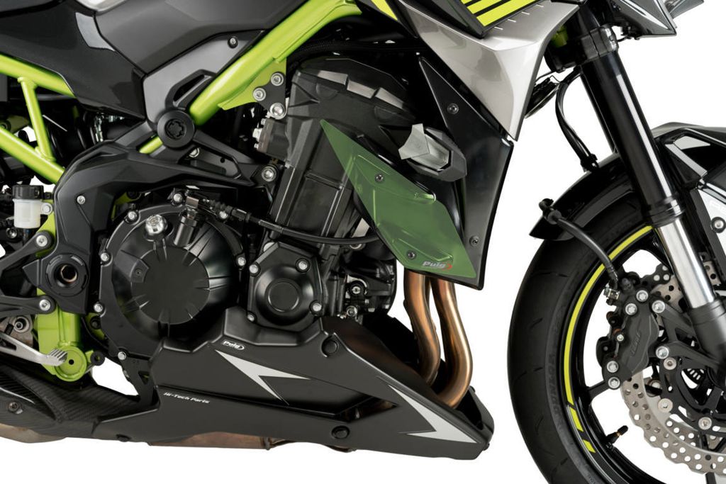 Alerón de motor negro mate Puig Kawasaki Z900 '17-