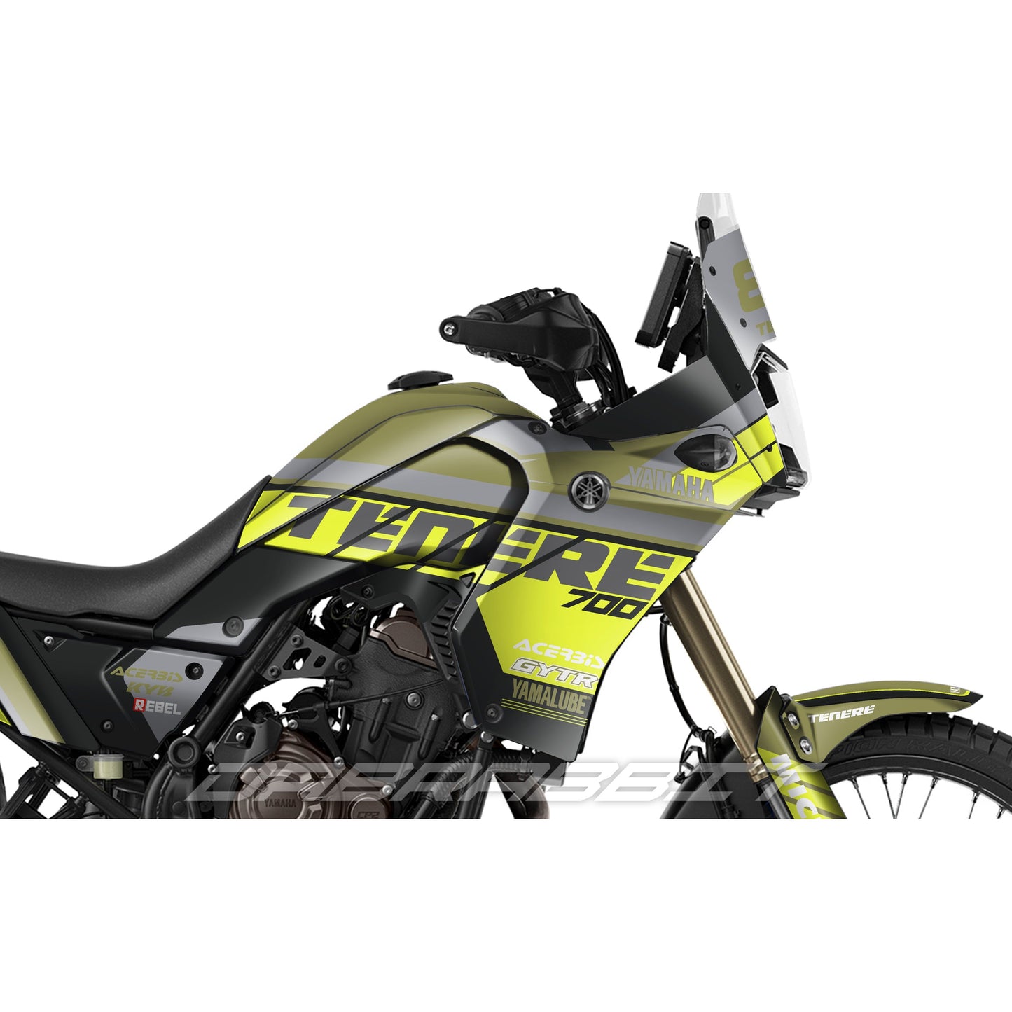 Juego de pegatinas para YAMAHA TENERE 700/T7 (SD-K)