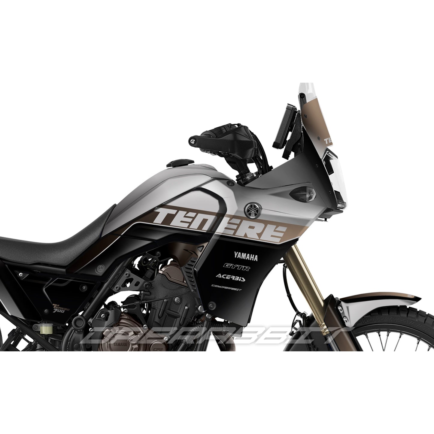 Juego de pegatinas para YAMAHA TENERE 700/T7 (HF-D)
