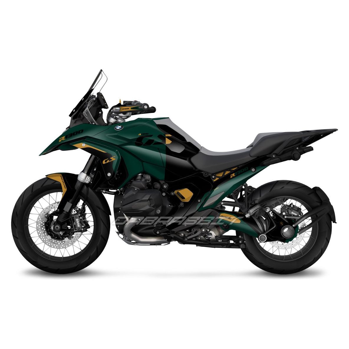 Juego de pegatinas BMW R1300GS Verde