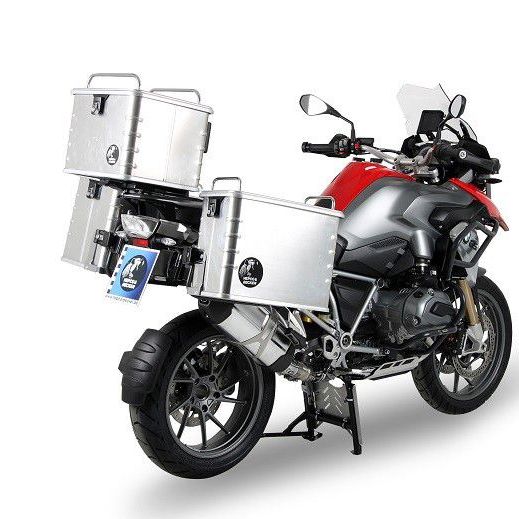 Portaequipajes superior plateado Alurack Hepco&Becker BMW R1200GS LC '13-'18