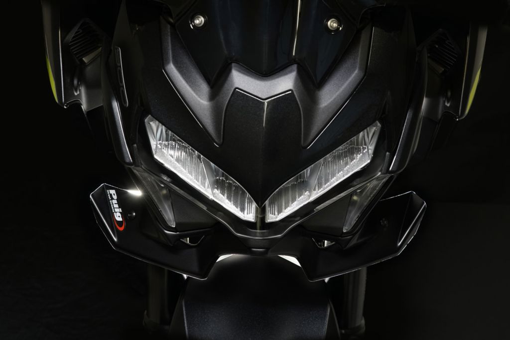 Alerón delantero Naked símil carbono Puig para Kawasaki Z900 '20-