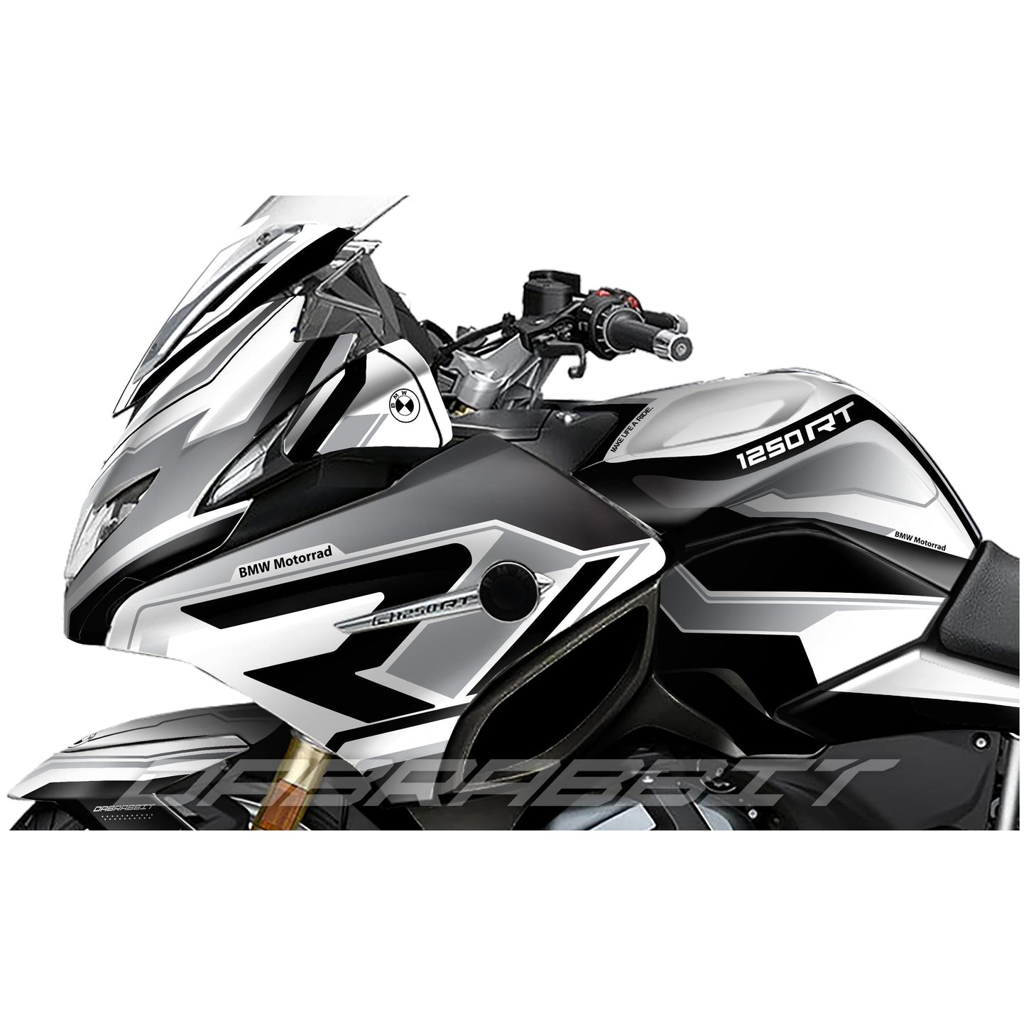 Juego de pegatinas BMW R 1200/1250 RT gris W