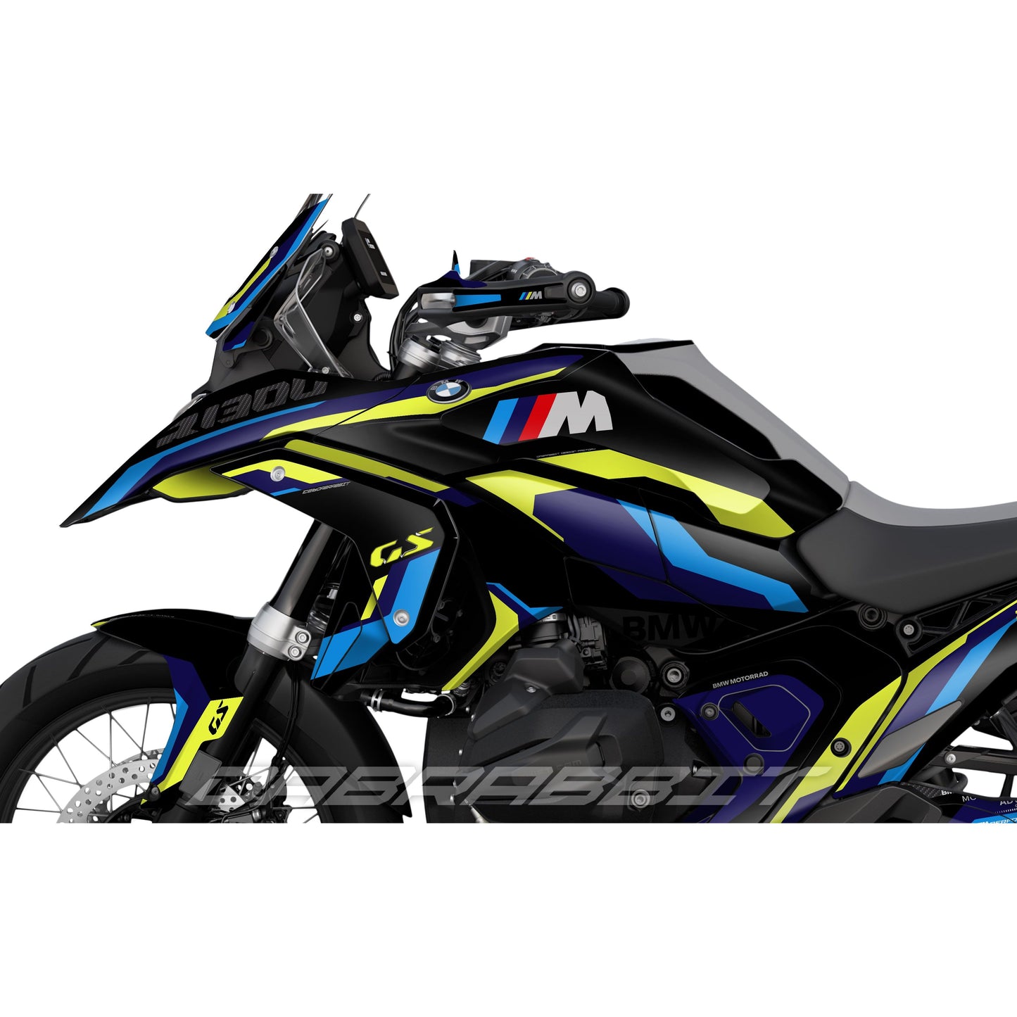 Pack de pegatinas azules para BMW R1300GS M