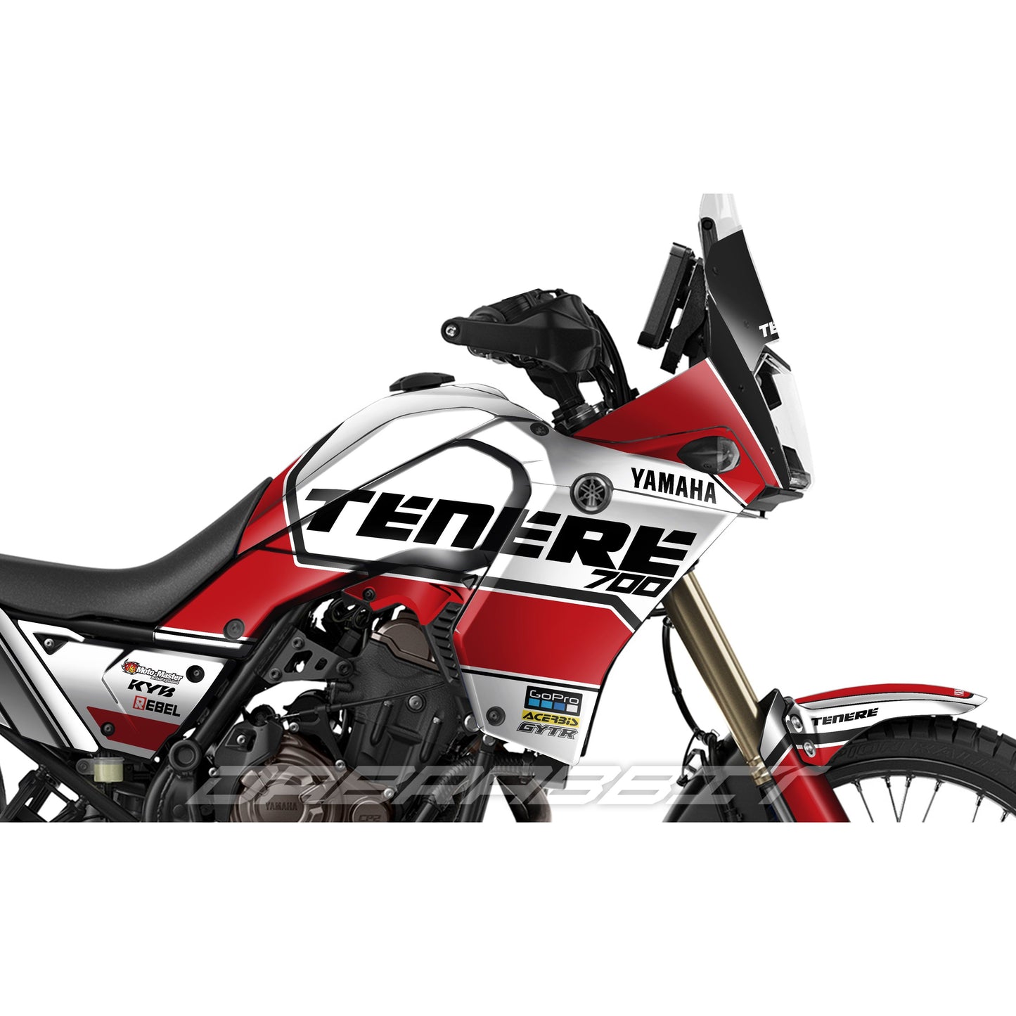 Juego de pegatinas para YAMAHA TENERE 700/T7 (DD-R)