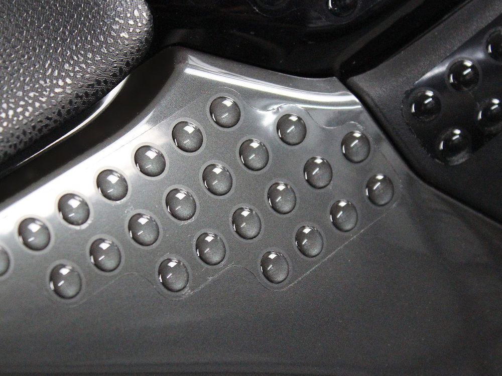 Kit de puños con hoyuelos Uniracing Kawasaki Z900 '17 - transparente