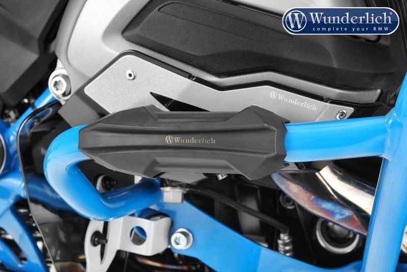 Almohadilla deslizante para barra de protección Wunderlich negra BMW R1250GS LC/Adventure '18-