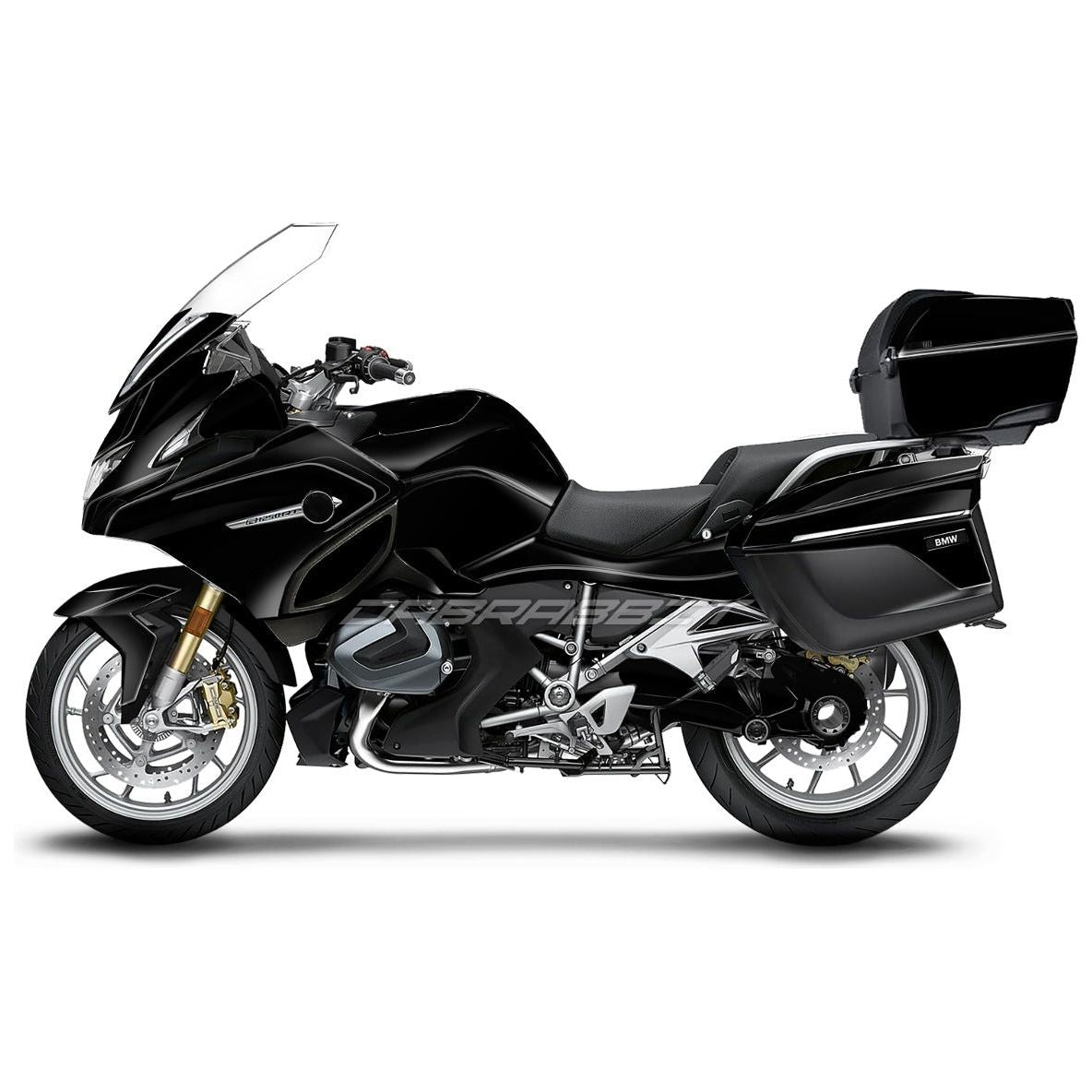 Juego de pegatinas negras para BMW R 1200/1250 RT
