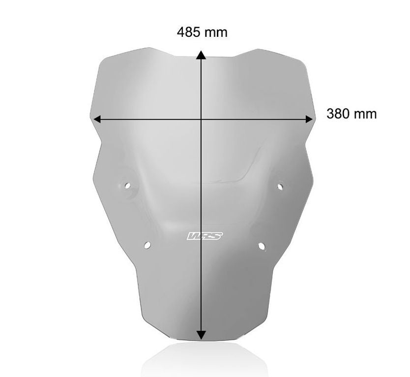 Ventana de repuesto Touring WRS BMW BMW R1300GS '23 - tintada oscura (sin radar)