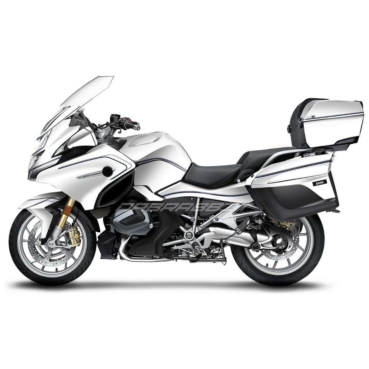 Juego de pegatinas blancas Z para BMW R 1200/1250 RT