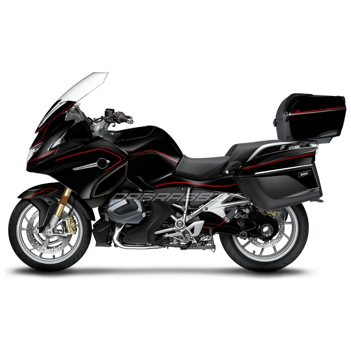 Juego de pegatinas BMW R 1200/1250 RT M Rojo