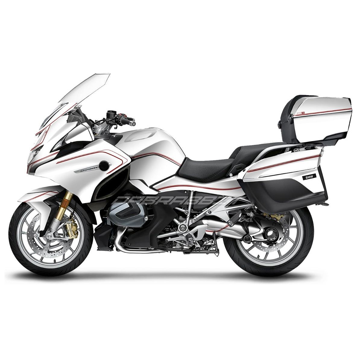 Juego de pegatinas blancas para BMW R 1200/1250 RT R