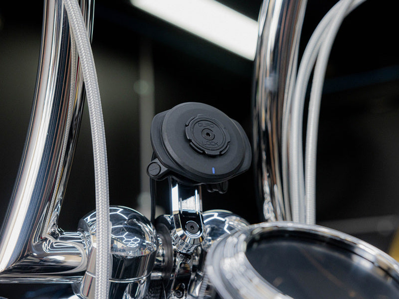 Soporte de manillar cromado QUAD LOCK Pro (grande) para manillares FATBAR/Special CUSTOM