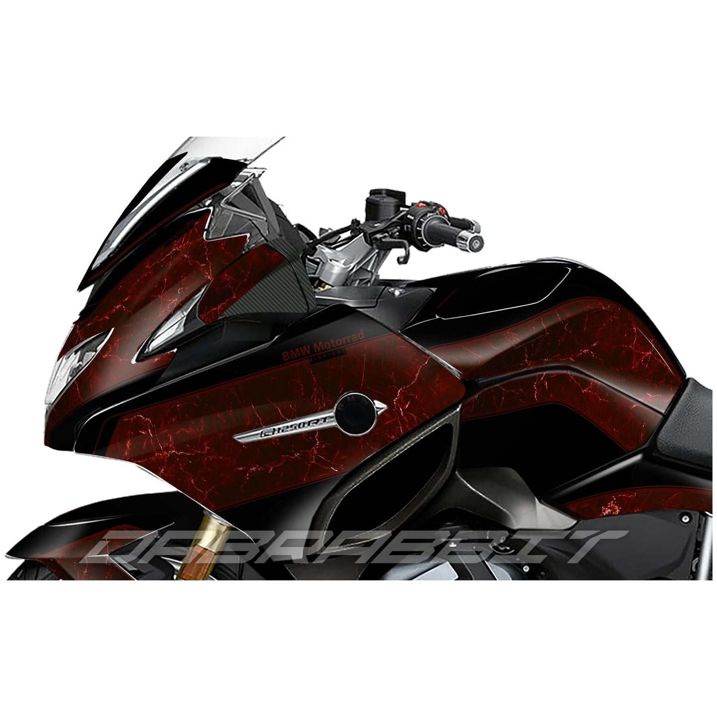 Juego de pegatinas BMW R 1200/1250 RT camuflaje marrón