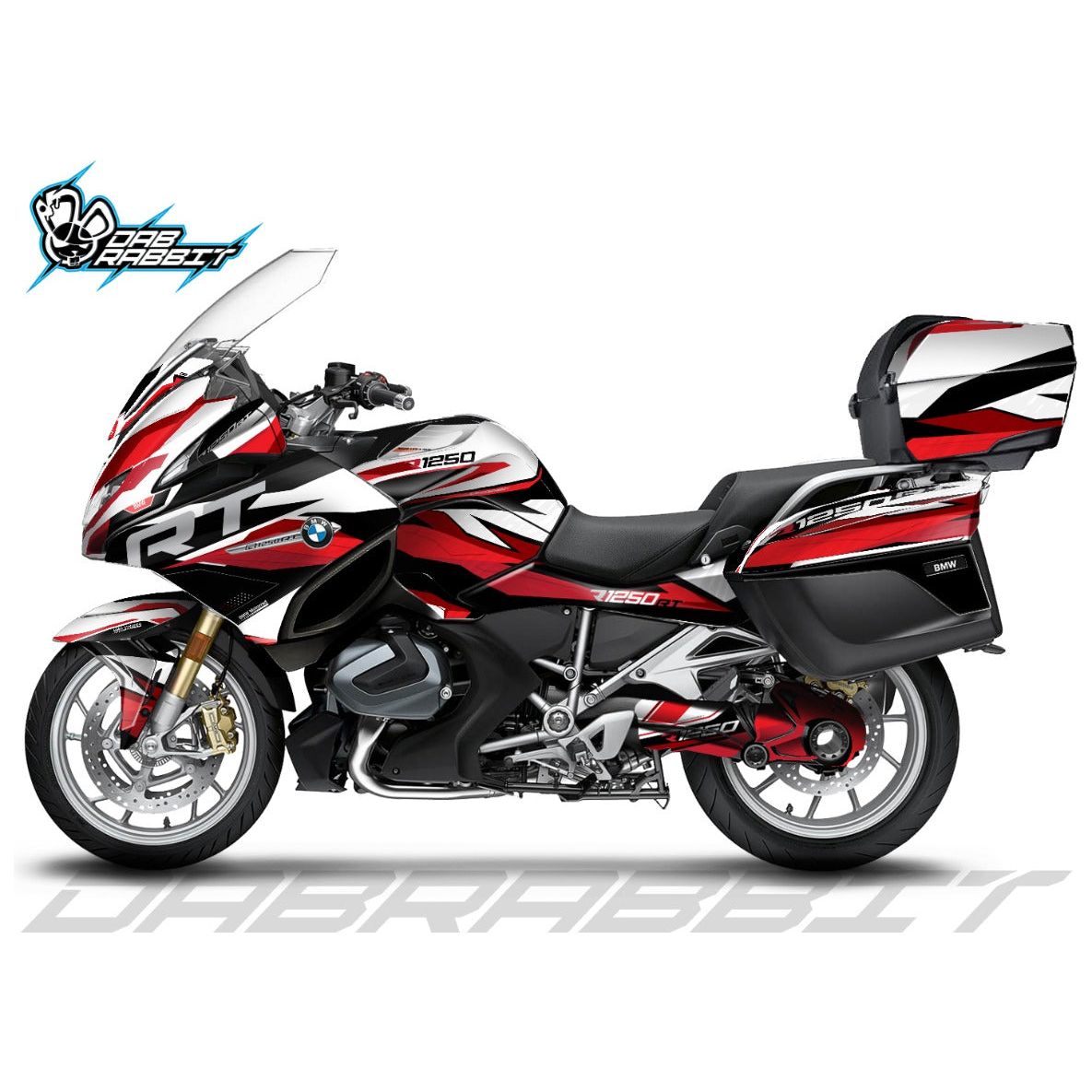 Juego de pegatinas BMW R 1200/1250 RT M pack rojo