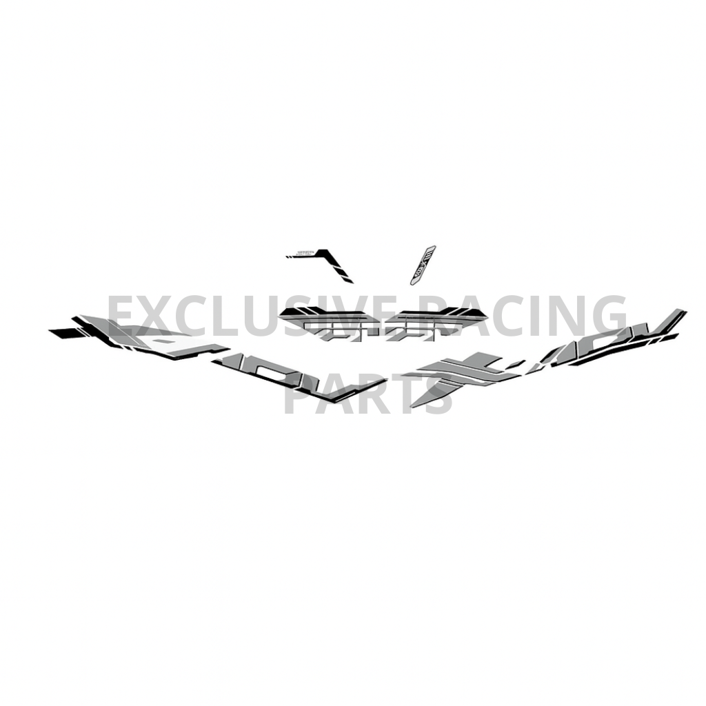 Juego de pegatinas para Honda X-ADV 750 2025 – Edición Plata/Negro