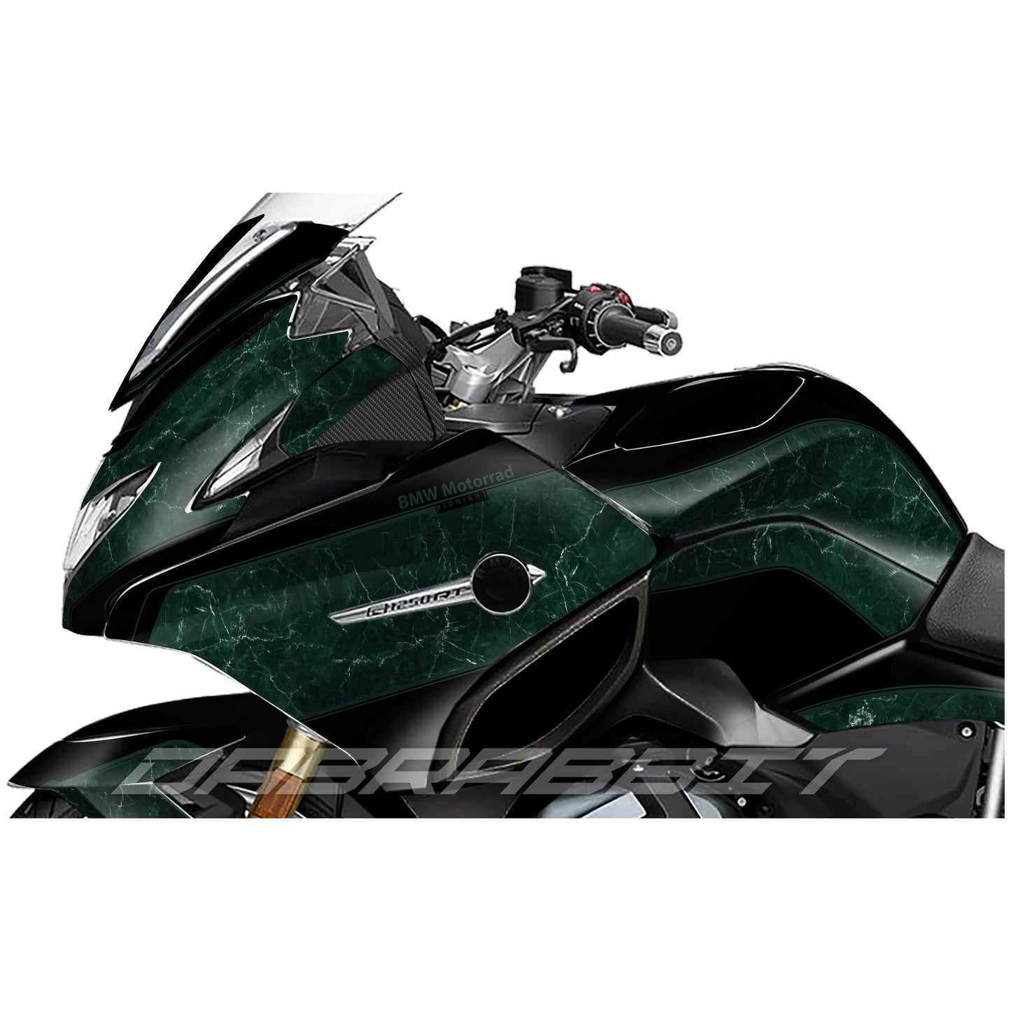 Juego de pegatinas BMW R 1200/1250 RT camuflaje verde