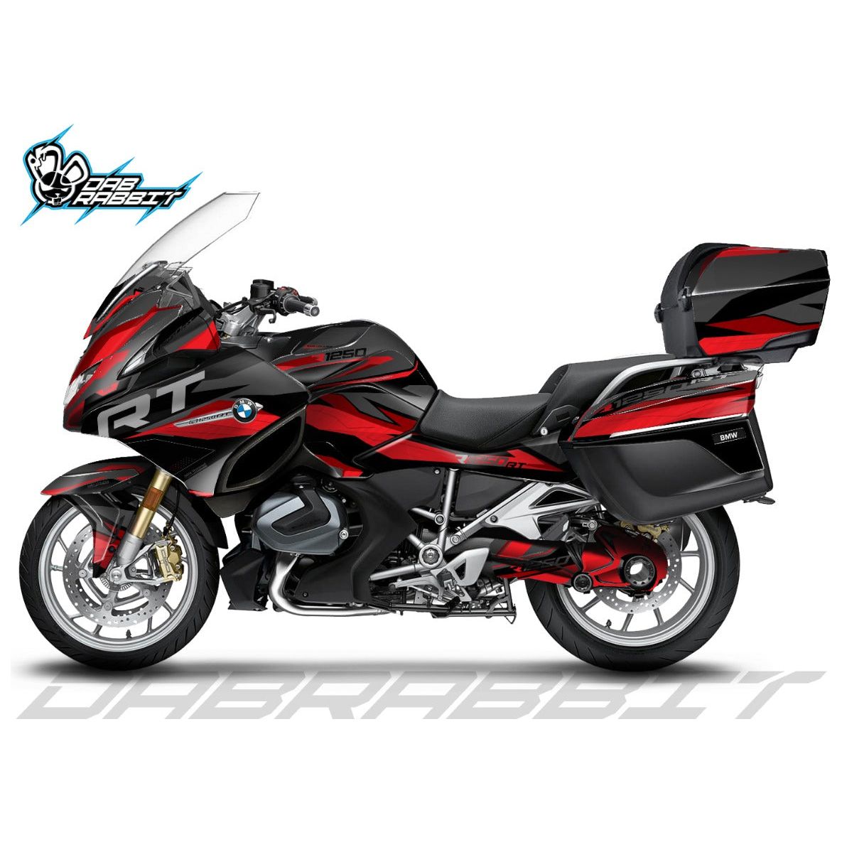 Juego de pegatinas rojas para BMW R 1200/1250 RT