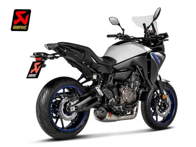 ESCAPE COMPLETO DE TITANIO DE CARRERAS HOMOLOGADO POR AKRAPOVIC YAMAHA MT-07 / FZ-07 2021-2024